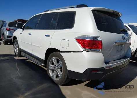 2013 Toyota Highlander Limited V6 z USA, uszkodzony, nr VIN 5TDYK3EH9DS131170